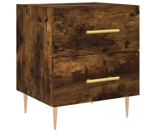 Naktsskapītis, Ozolkoka Krāsa, 40X35X47,5 Cm, Inženierijas Koks Vidaxl