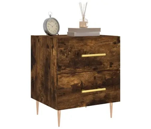 Naktsskapītis, Ozolkoka Krāsa, 40X35X47,5 Cm, Inženierijas Koks Vidaxl