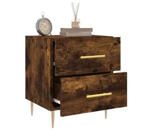 Naktsskapītis, Ozolkoka Krāsa, 40X35X47,5 Cm, Inženierijas Koks Vidaxl