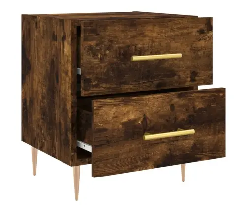 Naktsskapītis, Ozolkoka Krāsa, 40X35X47,5 Cm, Inženierijas Koks Vidaxl