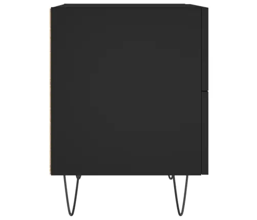 Öökapid 2 Tk, Must, 40 X 35 X 47,5 cm Tehispuit