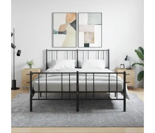 Naktsskapīši, 2 Gb., Ozolkoka, 40X35X47,5 Cm, Inženierijas Koks Vidaxl Naktsskapīši, 2 Gb., Ozolkoka, 40X35X47,5 Cm, Inženierijas Koks Vidaxl