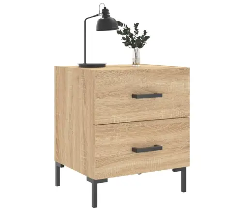 Naktsskapīši, 2 Gb., Ozolkoka, 40X35X47,5 Cm, Inženierijas Koks Vidaxl