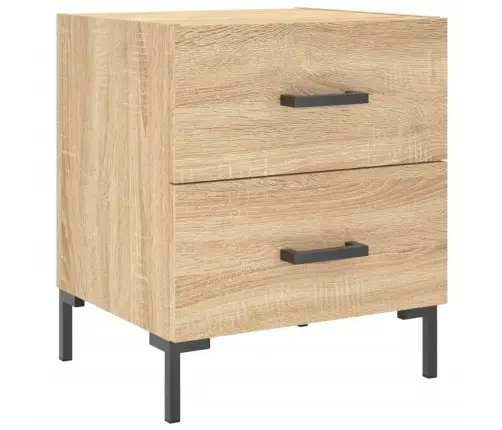 Naktsskapīši, 2 Gb., Ozolkoka, 40X35X47,5 Cm, Inženierijas Koks Vidaxl