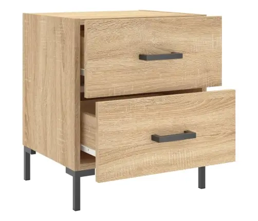 Naktsskapīši, 2 Gb., Ozolkoka, 40X35X47,5 Cm, Inženierijas Koks Vidaxl