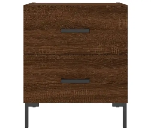 Öökapid 2 Tk, Pruun Tamm, 40 X 35 X 47,5 cm Tehispuit