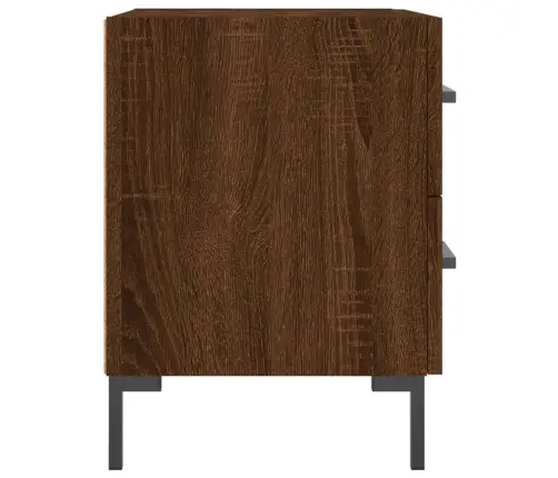 Öökapid 2 Tk, Pruun Tamm, 40 X 35 X 47,5 cm Tehispuit