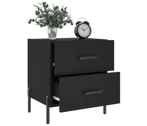 Öökapid 2 Tk, Must, 40 X 35 X 47,5 cm Tehispuit