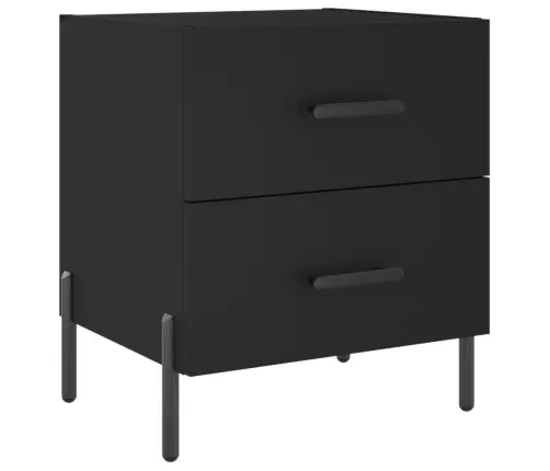 Öökapid 2 Tk, Must, 40 X 35 X 47,5 cm Tehispuit