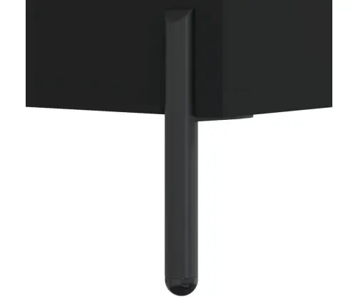 Öökapid 2 Tk, Must, 40 X 35 X 47,5 cm Tehispuit