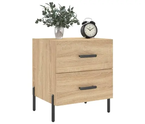 Öökapid 2 Tk, Sonoma Tamm, 40 X 35 X 47,5 cm Tehispuit