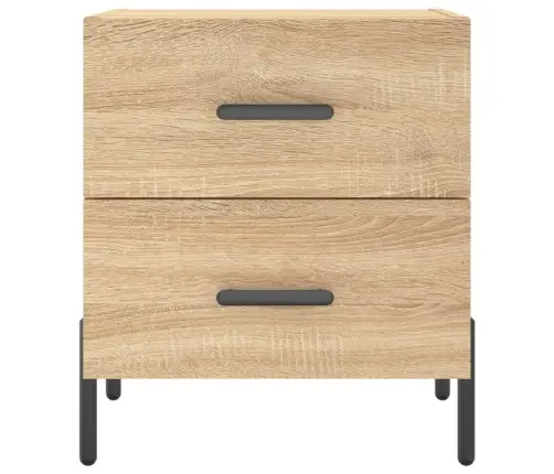 Öökapid 2 Tk, Sonoma Tamm, 40 X 35 X 47,5 cm Tehispuit