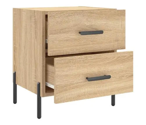 Öökapid 2 Tk, Sonoma Tamm, 40 X 35 X 47,5 cm Tehispuit