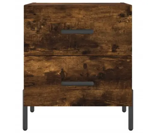 Naktsskapīši, 2 Gb., Ozolkoka, 40X35X47,5 Cm, Inženierijas Koks Vidaxl Naktsskapīši, 2 Gb., Ozolkoka, 40X35X47,5 Cm, Inženierijas Koks Vidaxl