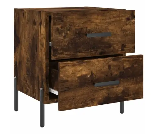 Naktsskapīši, 2 Gb., Ozolkoka, 40X35X47,5 Cm, Inženierijas Koks Vidaxl Naktsskapīši, 2 Gb., Ozolkoka, 40X35X47,5 Cm, Inženierijas Koks Vidaxl