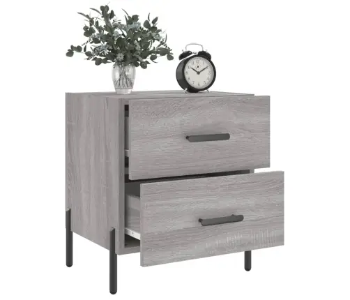 Öökapid 2 Tk, Hall Sonoma Tamm, 40 X 35 X 47,5 cm Tehispuit