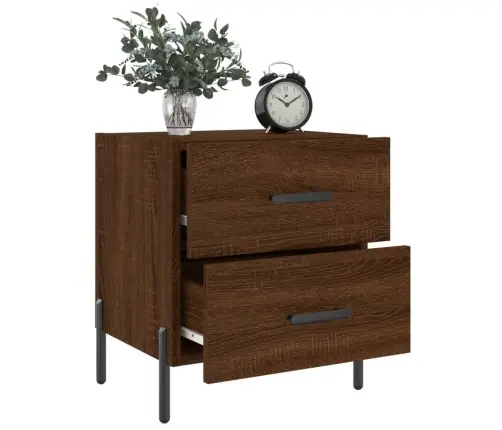 Naktsskapīši, 2 Gb., Ozolkoka, 40X35X47,5 Cm, Inženierijas Koks Vidaxl