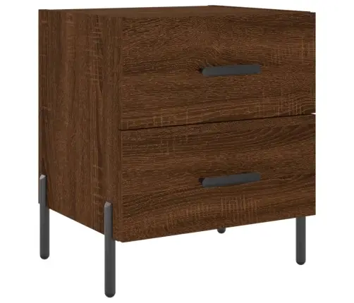 Naktsskapīši, 2 Gb., Ozolkoka, 40X35X47,5 Cm, Inženierijas Koks Vidaxl