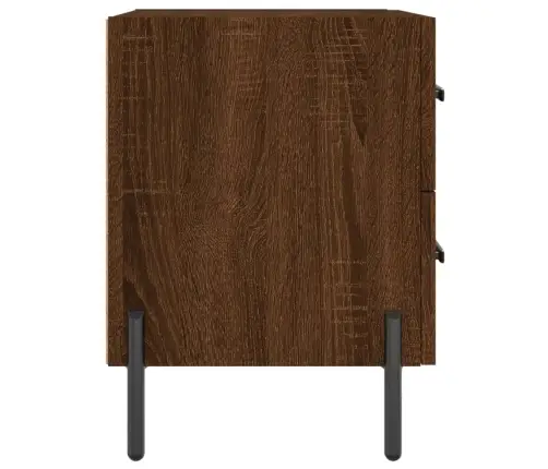 Naktsskapīši, 2 Gb., Ozolkoka, 40X35X47,5 Cm, Inženierijas Koks Vidaxl