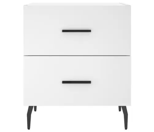 Öökapid 2 Tk, Valge, 40 X 35 X 47,5 cm Tehispuit