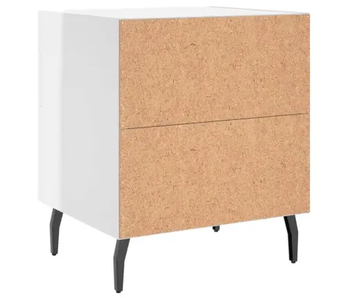 Naktsskapīši, 2 Gab., Balti, 40X35X47,5 Cm, Inženierijas Koks Vidaxl