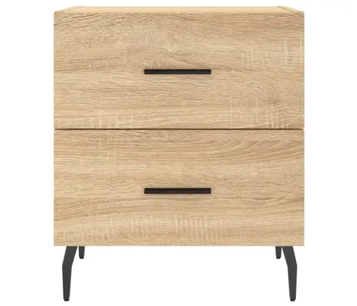 Naktsskapīši, 2 Gb., Ozolkoka, 40X35X47,5 Cm, Inženierijas Koks Vidaxl Naktsskapīši, 2 Gb., Ozolkoka, 40X35X47,5 Cm, Inženierijas Koks Vidaxl