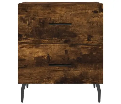 Naktinės Spintelės, 2Vnt., Dūminės, 40X35X47,5cm Mediena