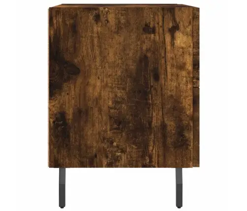 Naktinės Spintelės, 2Vnt., Dūminės, 40X35X47,5cm Mediena