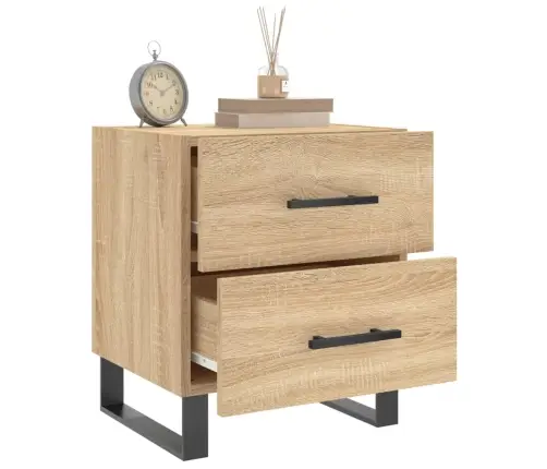 Naktsskapīši, 2 Gb., Ozolkoka, 40X35X47,5 Cm, Inženierijas Koks Vidaxl