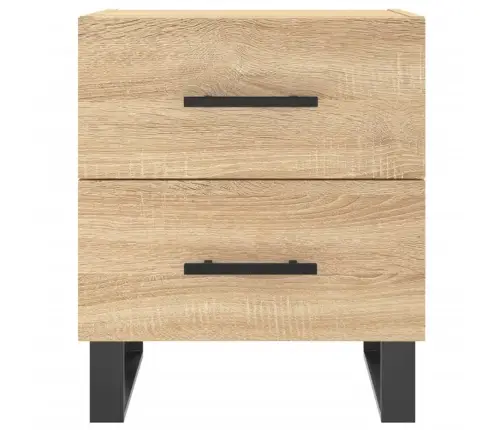 Naktsskapīši, 2 Gb., Ozolkoka, 40X35X47,5 Cm, Inženierijas Koks Vidaxl