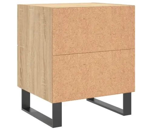 Naktsskapīši, 2 Gb., Ozolkoka, 40X35X47,5 Cm, Inženierijas Koks Vidaxl