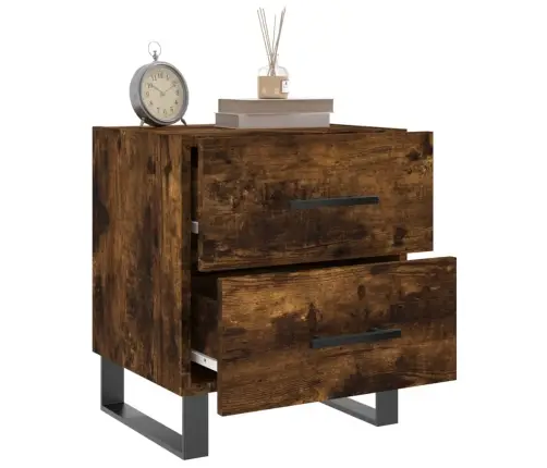 Naktsskapītis, Ozolkoka Krāsa, 40X35X47,5 Cm, Inženierijas Koks Vidaxl