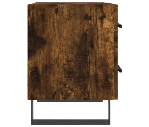 Naktsskapīši, 2 Gb., Ozolkoka, 40X35X47,5 Cm, Inženierijas Koks Vidaxl Naktsskapīši, 2 Gb., Ozolkoka, 40X35X47,5 Cm, Inženierijas Koks Vidaxl