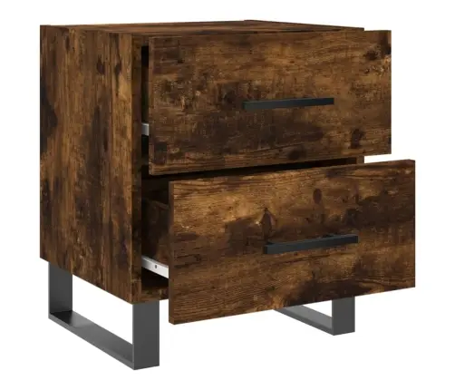 Naktsskapīši, 2 Gb., Ozolkoka, 40X35X47,5 Cm, Inženierijas Koks Vidaxl Naktsskapīši, 2 Gb., Ozolkoka, 40X35X47,5 Cm, Inženierijas Koks Vidaxl