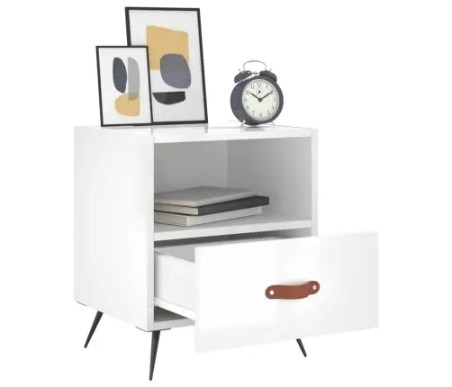 Naktsskapīši, 2 Gab., Balti, 40X35X47,5 Cm, Inženierijas Koks Vidaxl Naktsskapīši, 2 Gab., Balti, 40X35X47,5 Cm, Inženierijas Koks Vidaxl