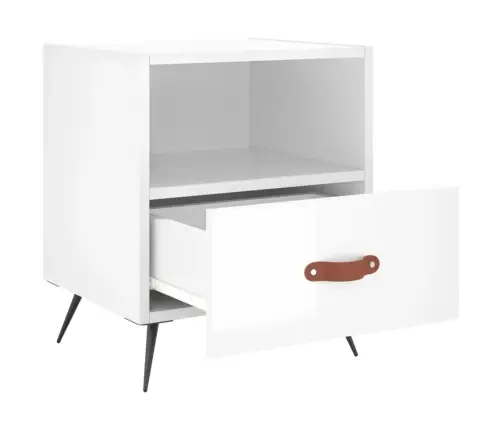 Naktsskapīši, 2 Gab., Balti, 40X35X47,5 Cm, Inženierijas Koks Vidaxl Naktsskapīši, 2 Gab., Balti, 40X35X47,5 Cm, Inženierijas Koks Vidaxl