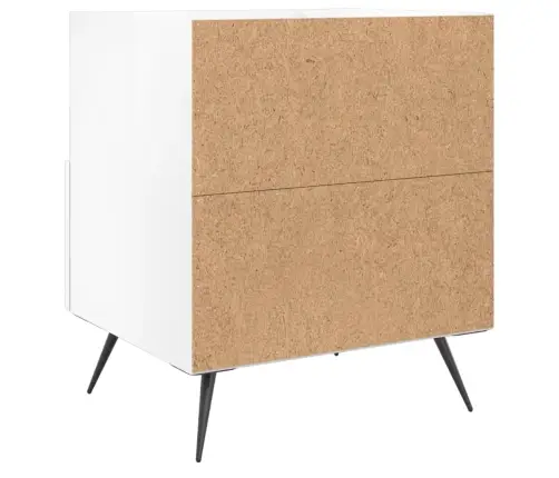 Naktsskapīši, 2 Gab., Balti, 40X35X47,5 Cm, Inženierijas Koks Vidaxl Naktsskapīši, 2 Gab., Balti, 40X35X47,5 Cm, Inženierijas Koks Vidaxl