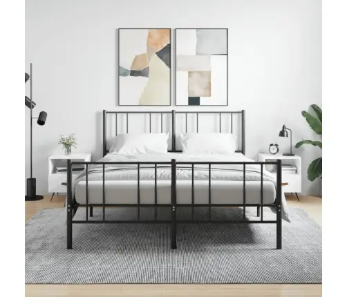 Naktsskapīši, 2 Gab., Balti, 40X35X47,5 Cm, Inženierijas Koks Vidaxl Naktsskapīši, 2 Gab., Balti, 40X35X47,5 Cm, Inženierijas Koks Vidaxl