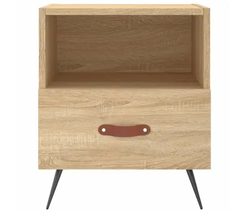 Naktsskapīši, 2 Gb., Ozolkoka, 40X35X47,5 Cm, Inženierijas Koks Vidaxl