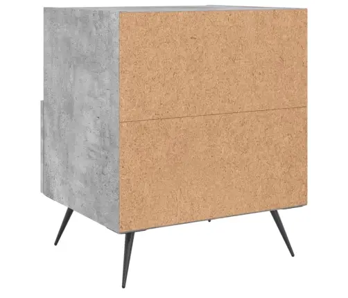 Öökapid 2 Tk, Betoonhall, 40 X 35 X 47,5 cm Tehispuit