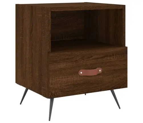 Naktsskapīši, 2 Gb., Ozolkoka, 40X35X47,5 Cm, Inženierijas Koks Vidaxl