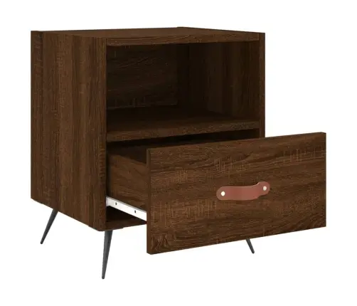 Naktsskapīši, 2 Gb., Ozolkoka, 40X35X47,5 Cm, Inženierijas Koks Vidaxl