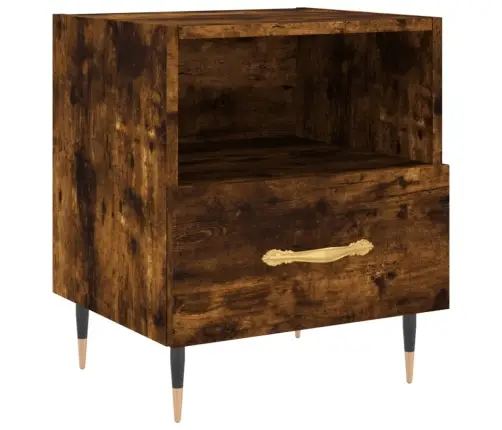 Naktsskapītis, Ozolkoka Krāsa, 40X35X47,5 Cm, Inženierijas Koks Vidaxl