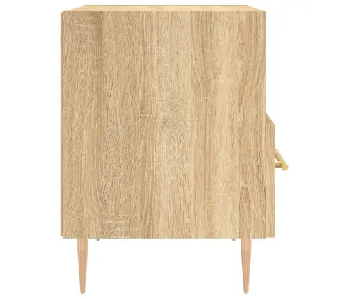 Naktsskapīši, 2 Gb., Ozolkoka, 40X35X47,5 Cm, Inženierijas Koks Vidaxl Naktsskapīši, 2 Gb., Ozolkoka, 40X35X47,5 Cm, Inženierijas Koks Vidaxl