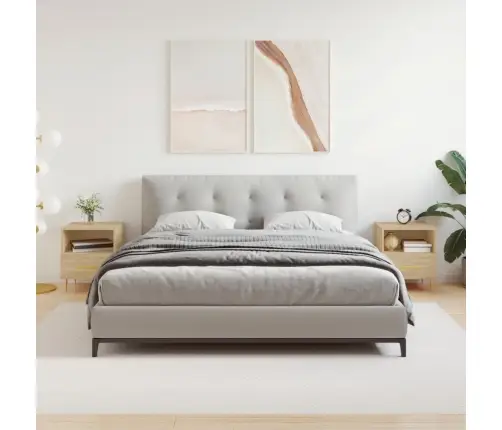 Naktsskapīši, 2 Gb., Ozolkoka, 40X35X47,5 Cm, Inženierijas Koks Vidaxl Naktsskapīši, 2 Gb., Ozolkoka, 40X35X47,5 Cm, Inženierijas Koks Vidaxl