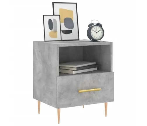 Öökapid 2 Tk, Betoonhall, 40 X 35 X 47,5 cm Tehispuit