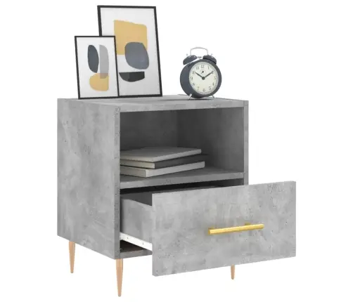 Öökapid 2 Tk, Betoonhall, 40 X 35 X 47,5 cm Tehispuit