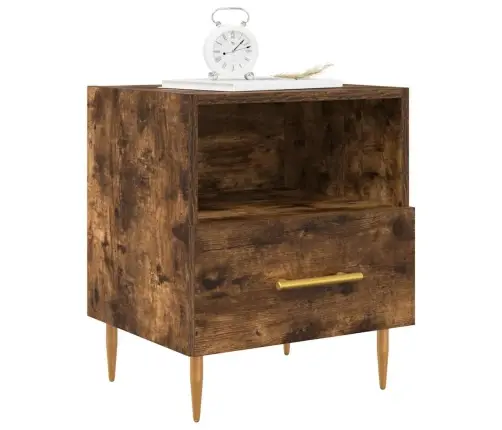 Naktsskapīši, 2 Gb., Ozolkoka, 40X35X47,5 Cm, Inženierijas Koks Vidaxl