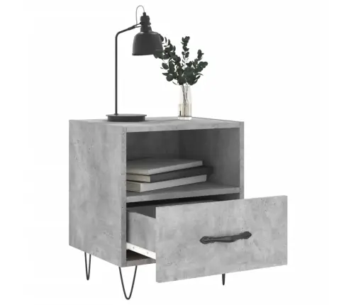 Naktsskapīši, Pelēki, 2 Gab., 40X35X47,5 Cm, Inženierijas Koks Vidaxl Naktsskapīši, Pelēki, 2 Gab., 40X35X47,5 Cm, Inženierijas Koks Vidaxl