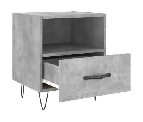 Naktsskapīši, Pelēki, 2 Gab., 40X35X47,5 Cm, Inženierijas Koks Vidaxl Naktsskapīši, Pelēki, 2 Gab., 40X35X47,5 Cm, Inženierijas Koks Vidaxl